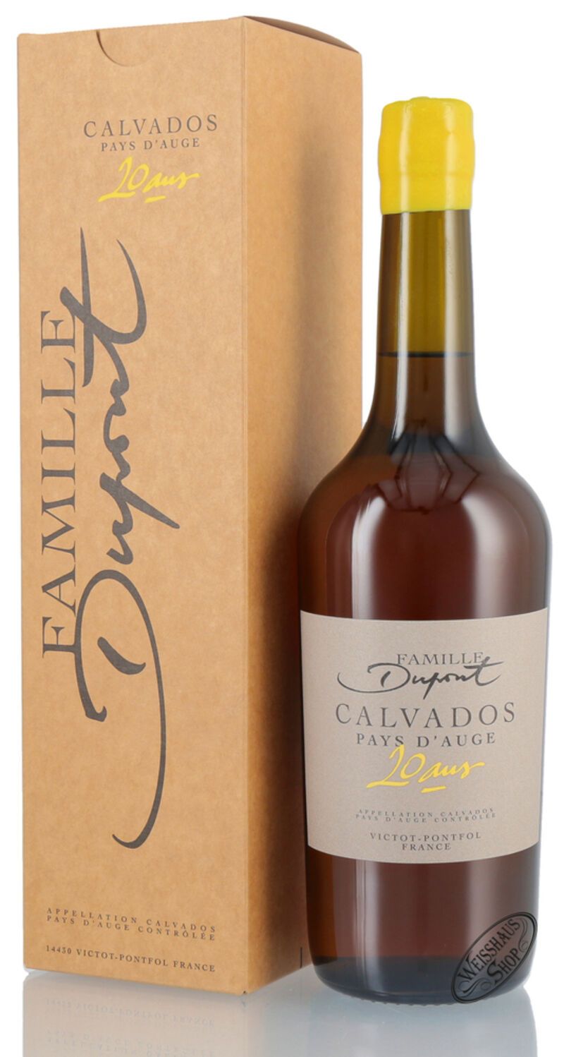Dupont Pays d'Auge 20 YO Calvados 42% vol. 0,70l Dupont Pays d'Auge 20 YO Calvados 42% vol. 0,70l