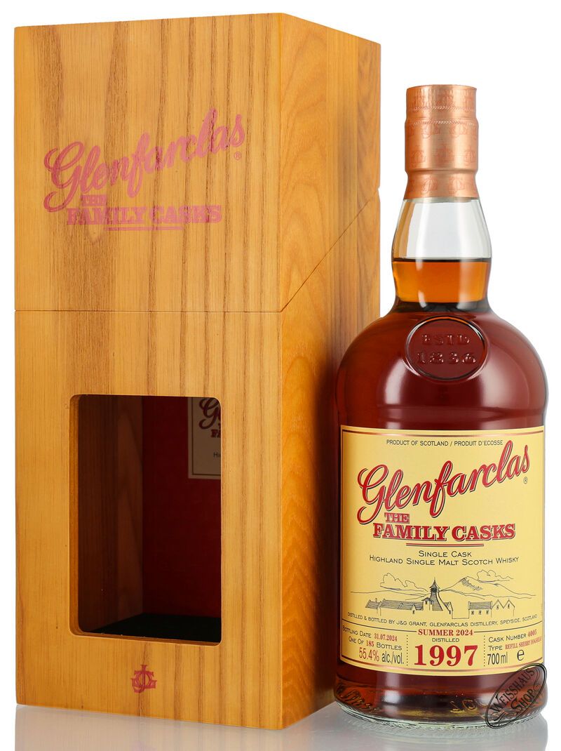 Glenfarclas Vintage 1997 Family Casks Whisky 55,4% vol. 0,70l Glenfarclas Vintage 1997 Family Casks Whisky 55,4% vol. 0,70l