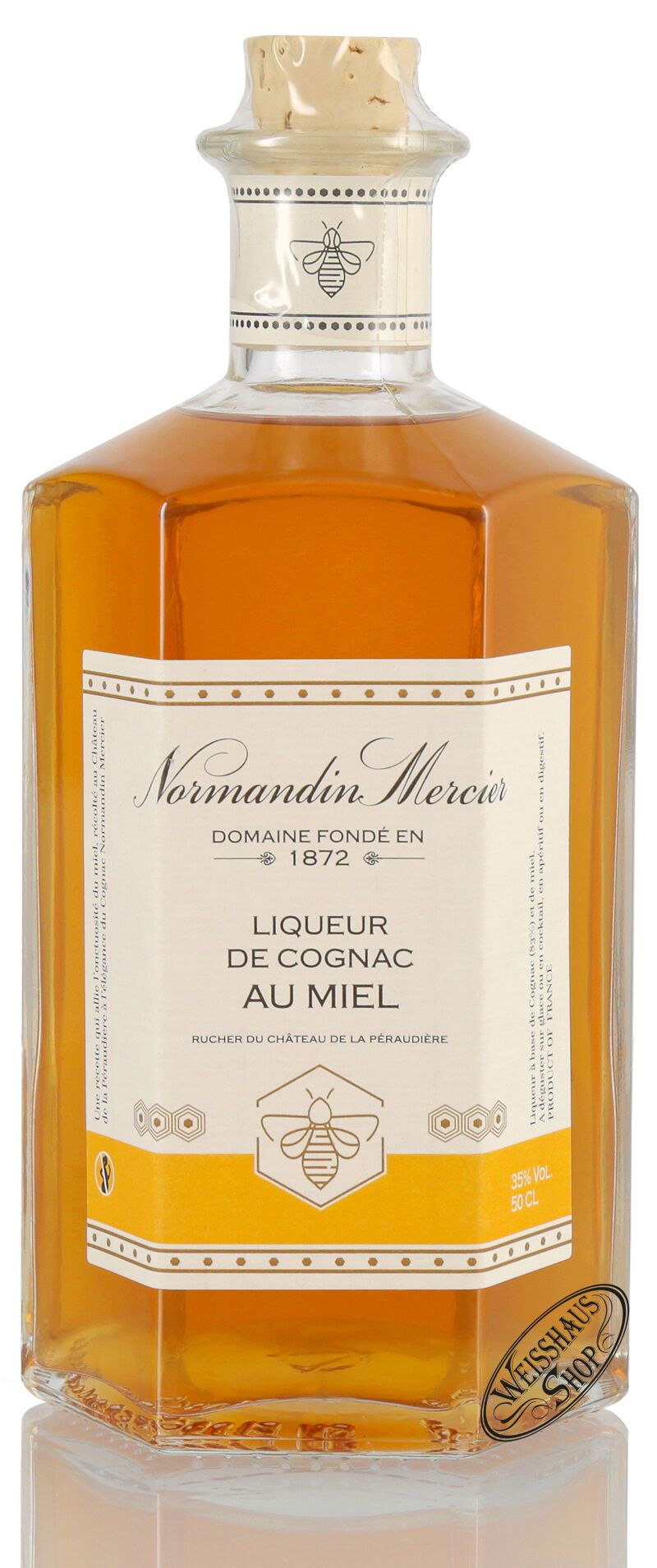 Normandin Mercier Liqueur de Cognac au Miel 35% vol. 0,50l