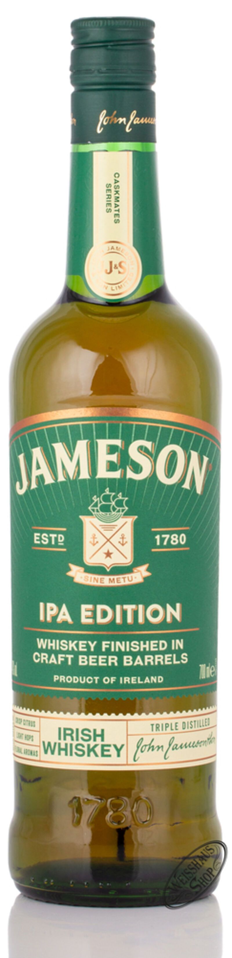 Jameson Caskmates IPA Whiskey 40% vol. 0,70l Jameson Caskmates IPA Whiskey 40% vol. 0,70l