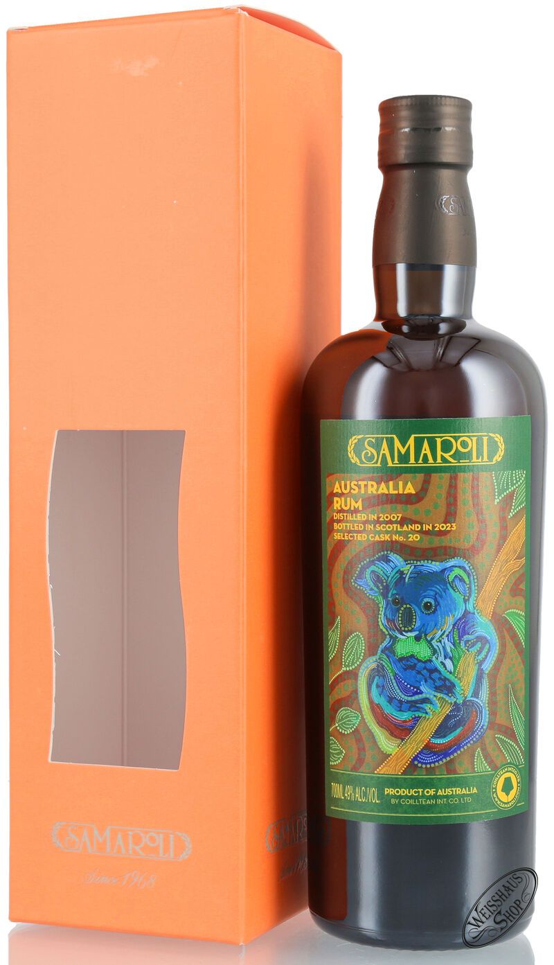 Samaroli Australia Vintage 2007 Rum 49% vol. 0,70l Samaroli Australia Vintage 2007 Rum 49% vol. 0,70l
