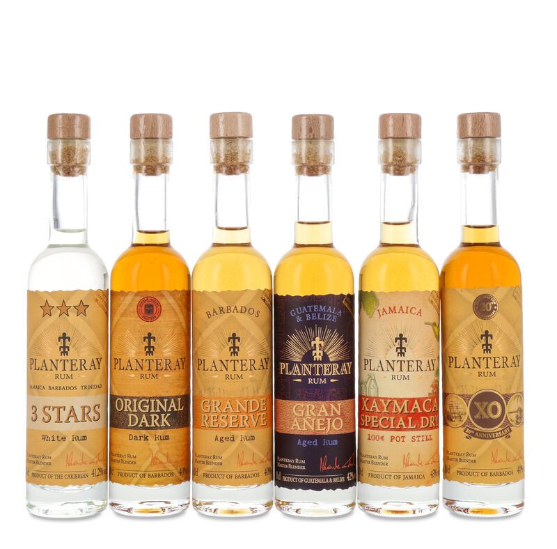 Planteray Experience Box 6er Rum Set 6 x 0,10l