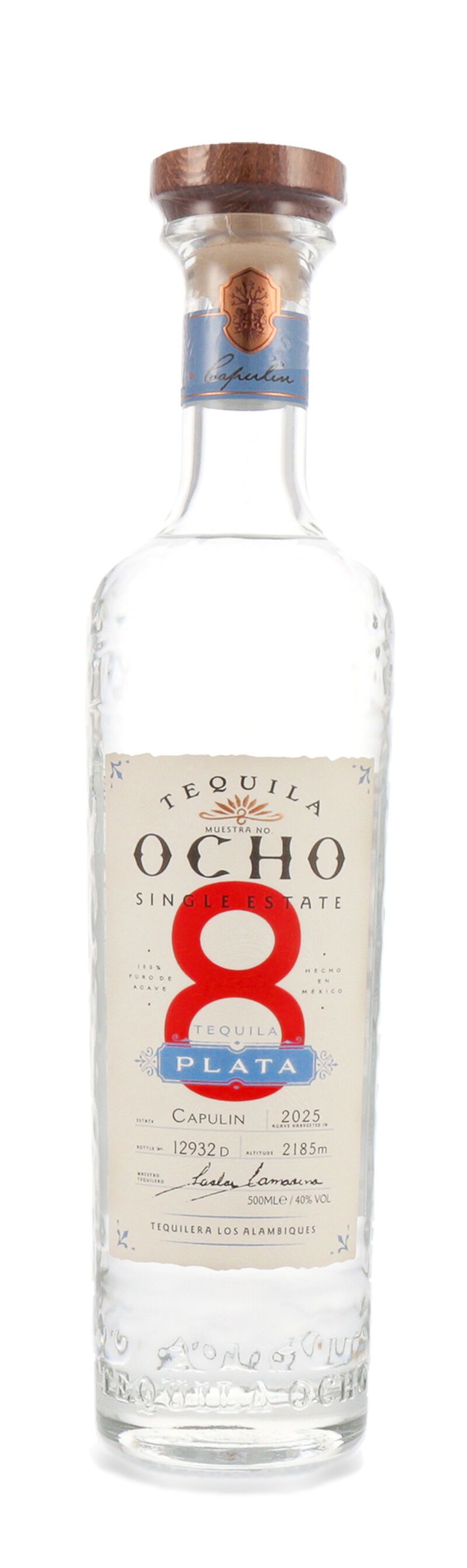 OCHO Blanco Tequila 40% vol. 0,50l