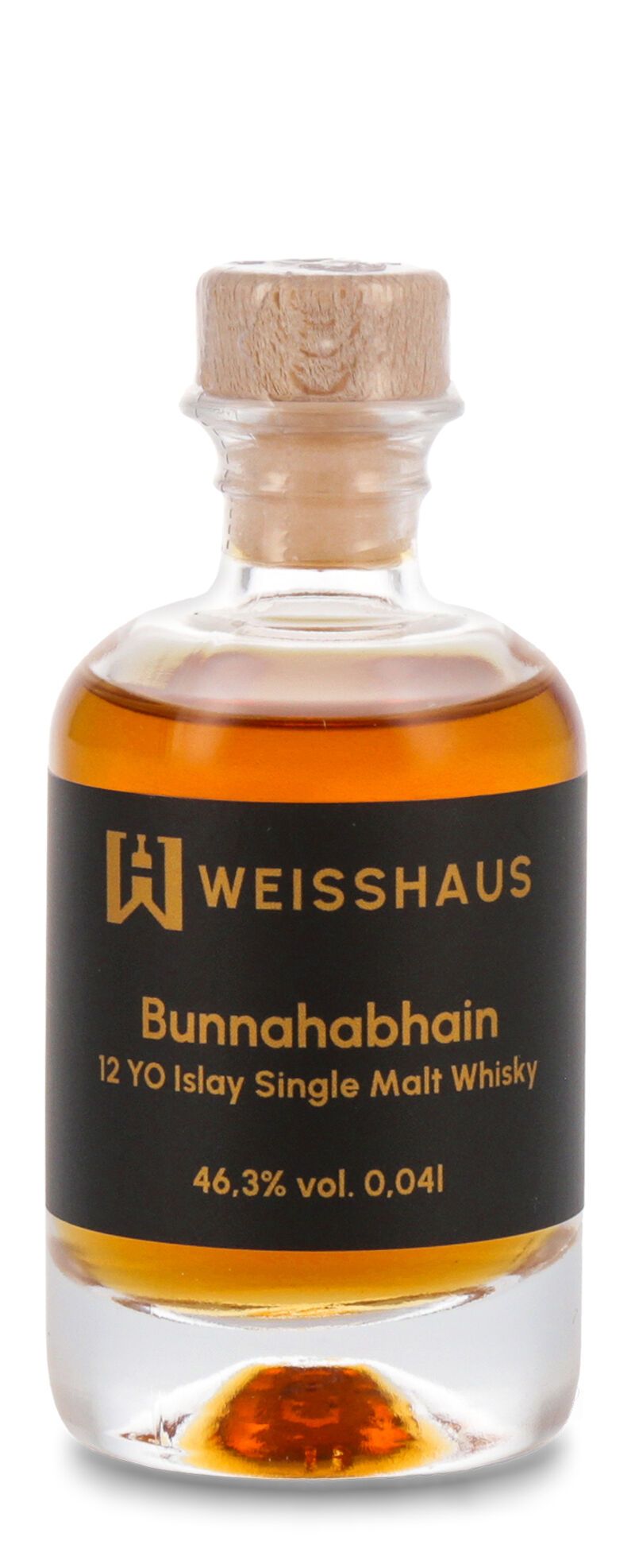Bunnahabhain 12 YO Islay Single Malt Whisky 46,3% vol. 0,04l Weisshaus Sample
