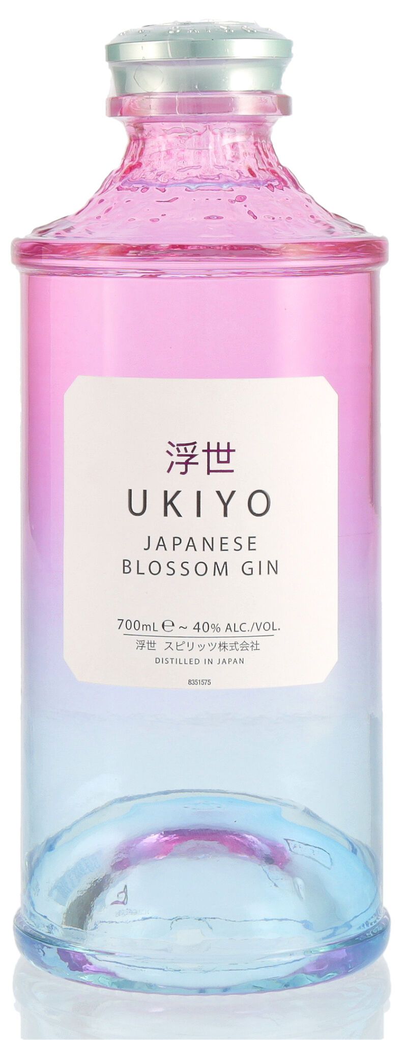 Ukiyo Japanese Blossom Gin 40% vol. 0,70l