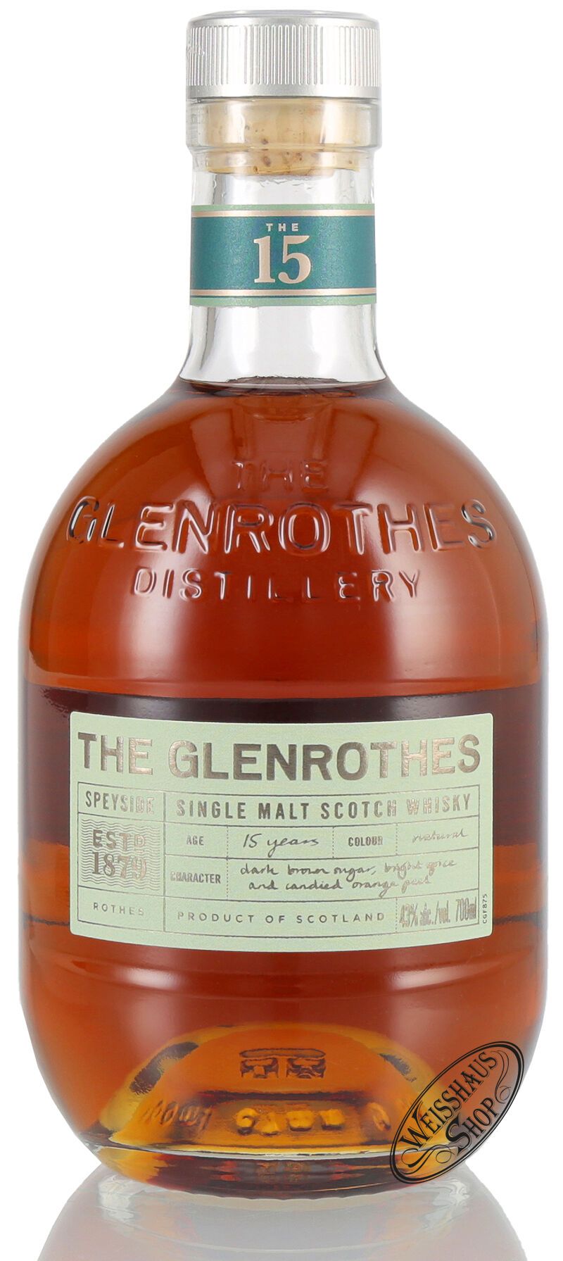 The Glenrothes 15 YO Whisky 43% vol. 0,70l B-Ware