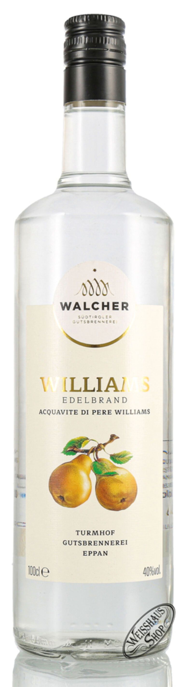 Walcher Williams Classic 40% vol. 1,0l B-Ware