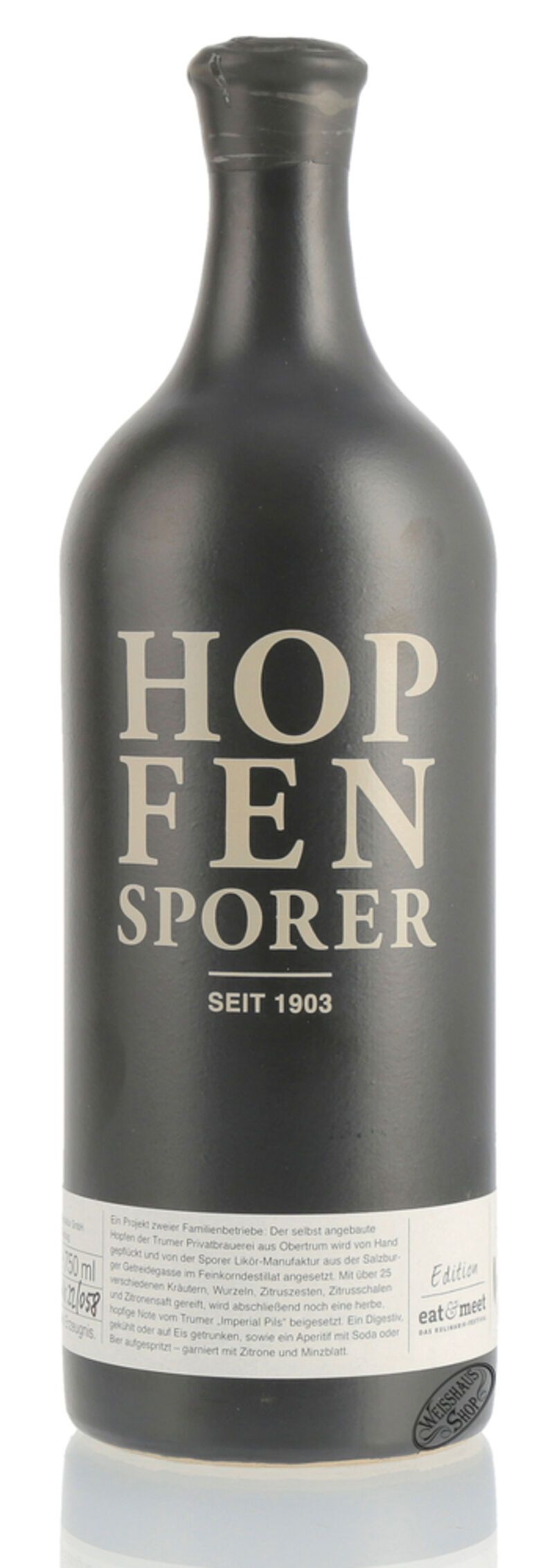 Sporer Hopfen Likör 30% vol. 0,75l Sporer Hopfen Likör 30% vol. 0,75l