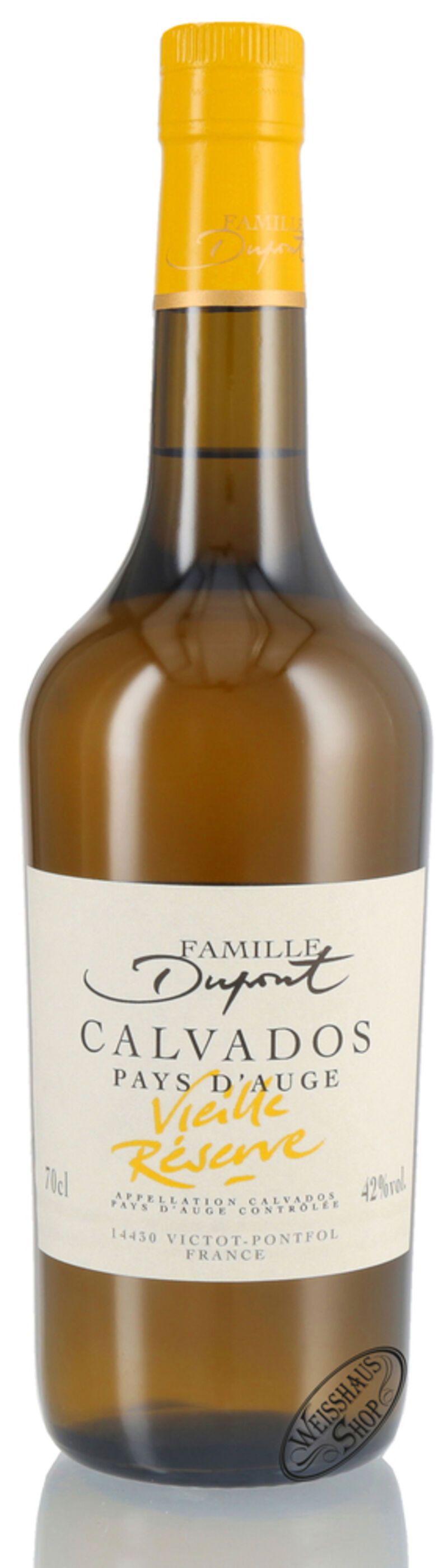 Dupont Pays d'Auge Vieille Réserve Calvados 42% vol. 0,70l Dupont Pays d'Auge Vieille Réserve Calvados 42% vol. 0,70l