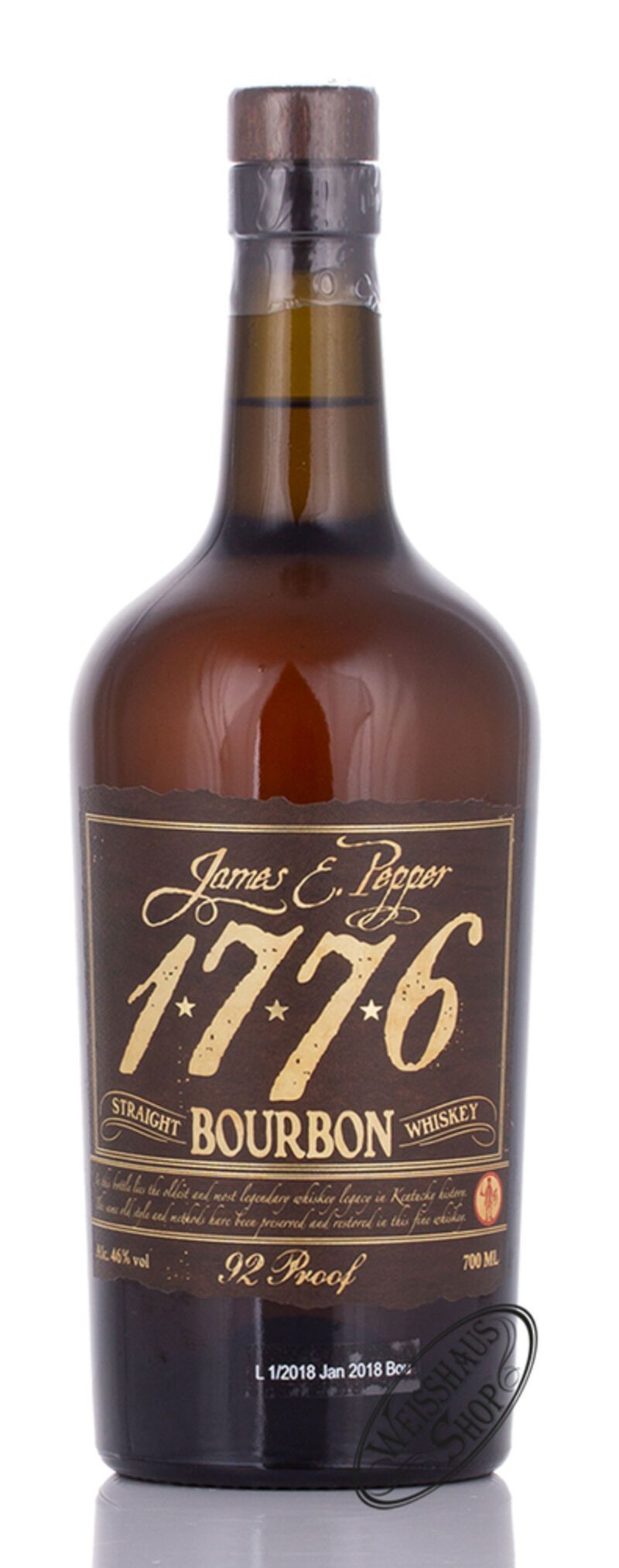 1776 Bourbon Whiskey 46% vol. 0,70l 1776 Bourbon Whiskey 46% vol. 0,70l