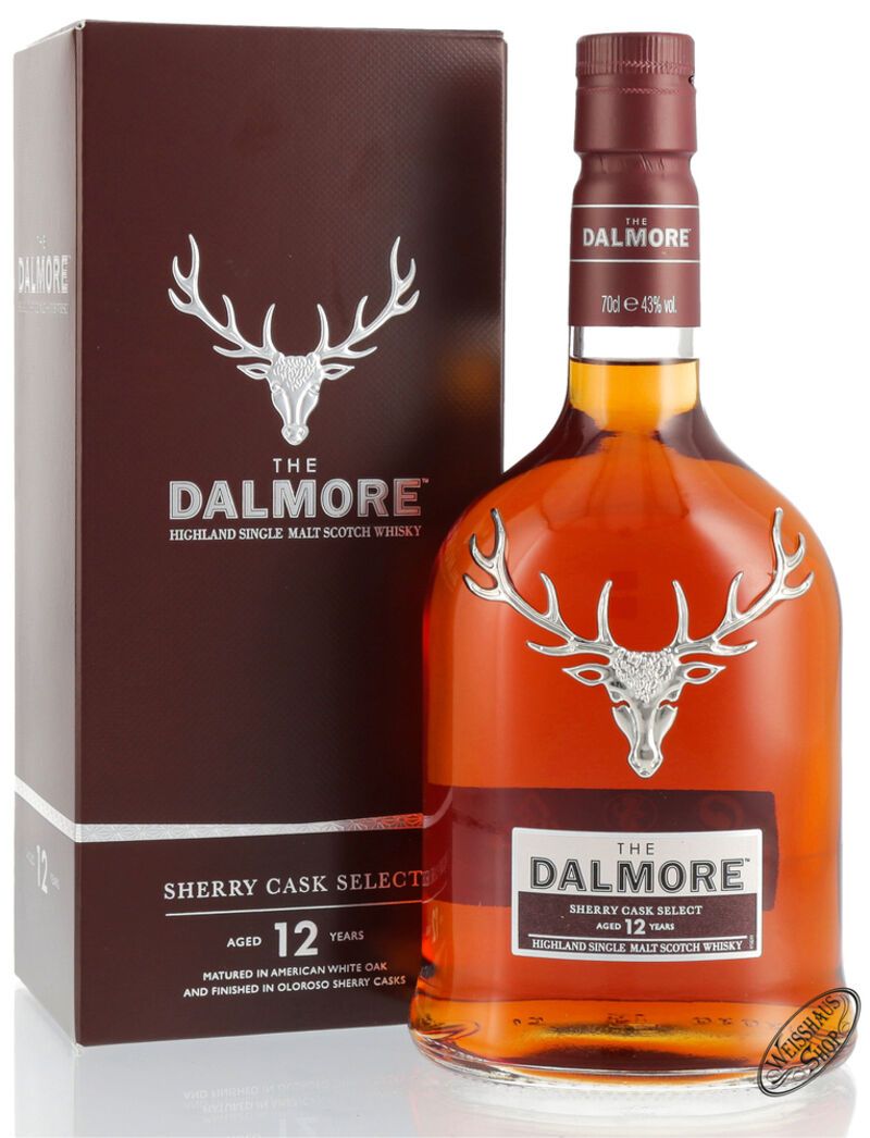 The Dalmore 12 YO Sherry Cask Whisky 43% vol. 0,70l The Dalmore 12 YO Sherry Cask Whisky 43% vol. 0,70l