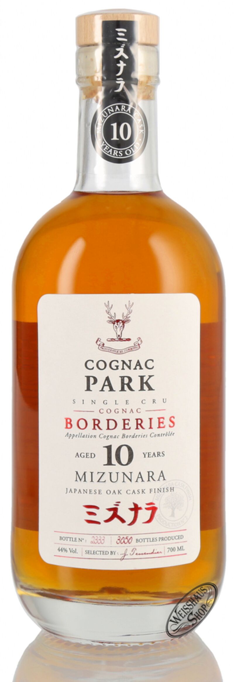 Park Mizunara 10 YO Cognac 44% vol. 0,70l