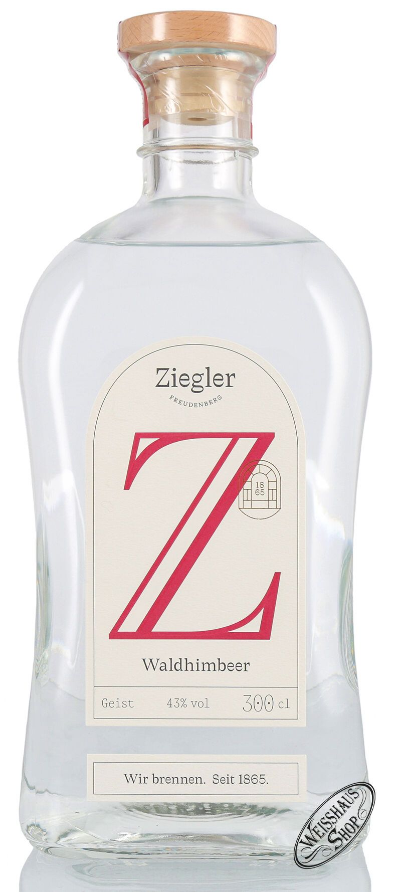 Ziegler Waldhimbeergeist 43% vol. 3,0l Doppelmagnum