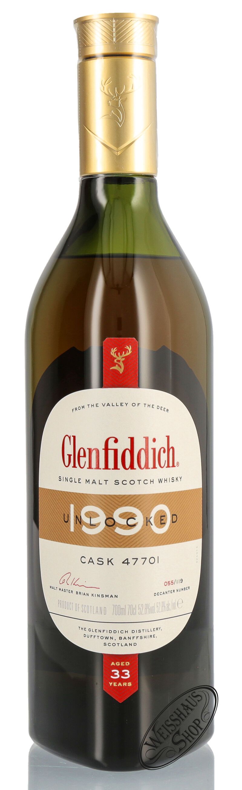 Glenfiddich Archive Collection Vintage 1990 Whisky 52,8% vol. 0,70l Glenfiddich Archive Collection Vintage 1990 Whisky 52,8% vol. 0,70l