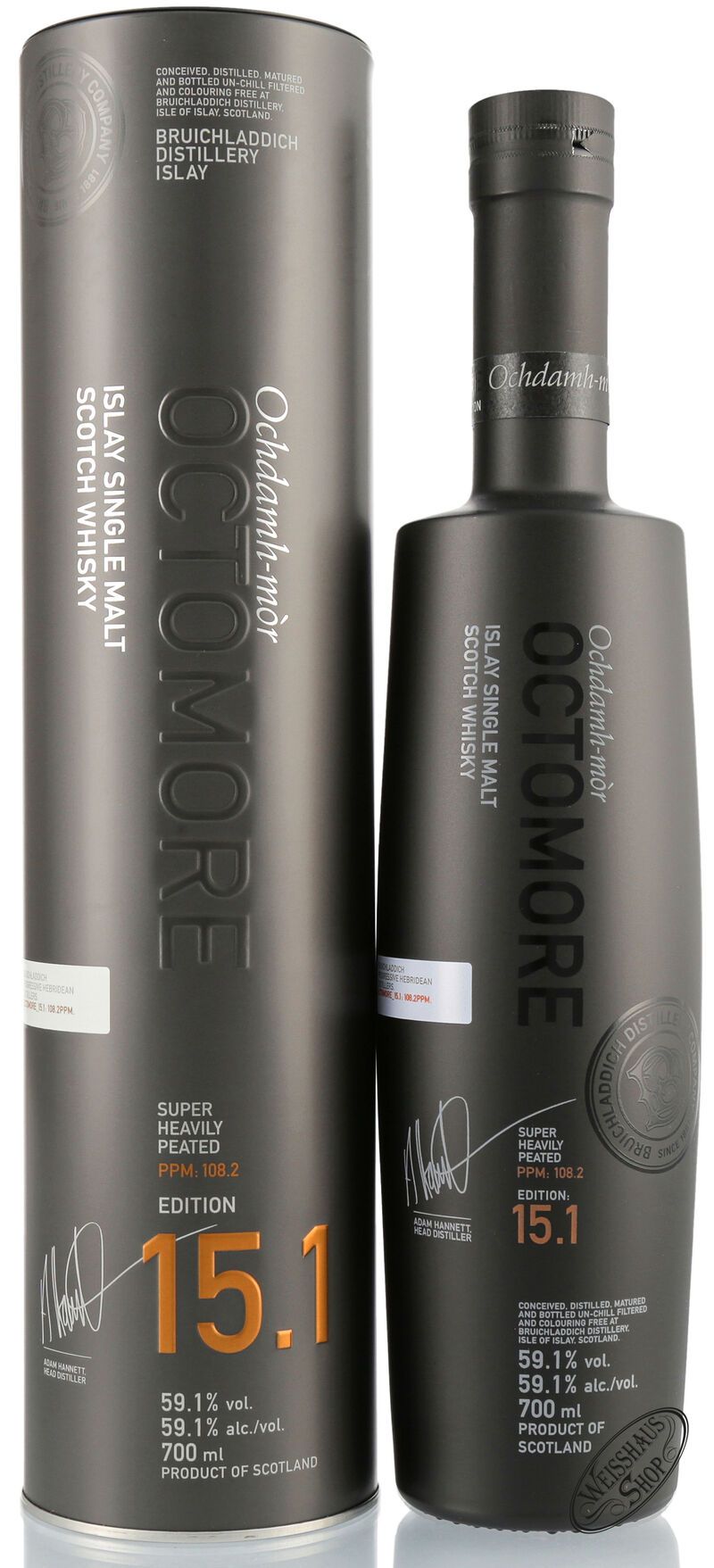 Bruichladdich Octomore 15.1 Islay Whisky 59,1% vol. 0,70l Bruichladdich Octomore 15.1 Islay Whisky 59,1% vol. 0,70l