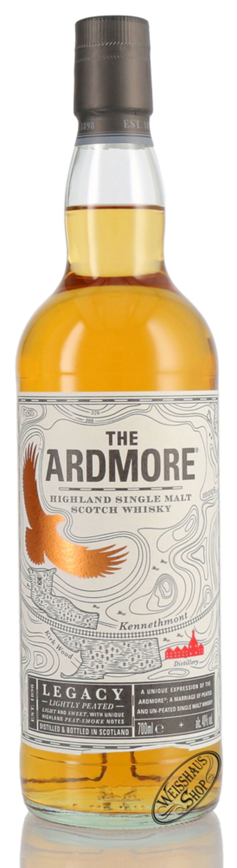 Ardmore Legacy Single Malt Whisky 40% vol. 0,70l Ardmore Legacy Single Malt Whisky 40% vol. 0,70l