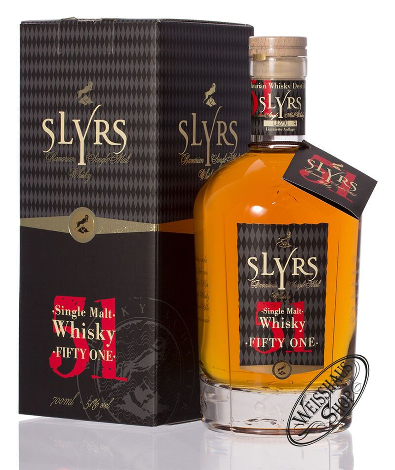 Slyrs Bavarian Fifty One Single Malt Whisky 51% vol. 0,70l Slyrs Bavarian Fifty One Single Malt Whisky 51% vol. 0,70l