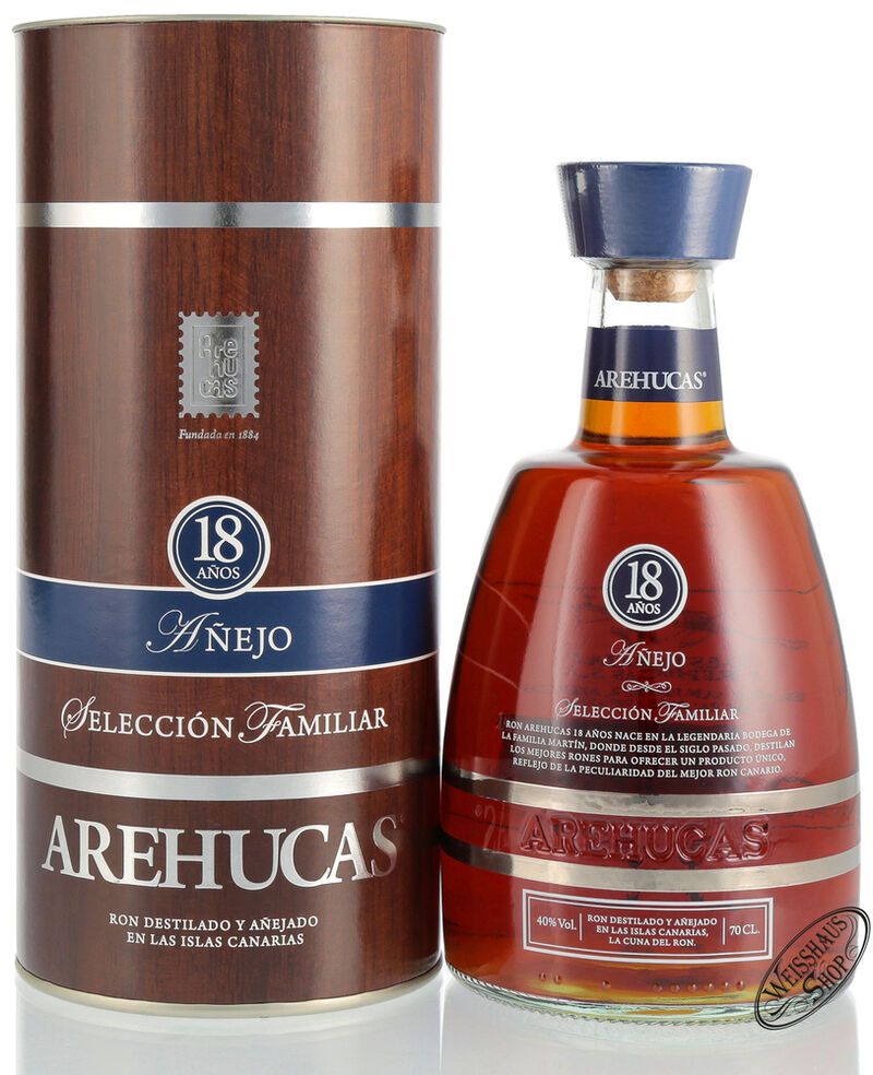 Arehucas Anejo Reserva Especial 18 YO Rum 40% vol. 0,70l Arehucas Anejo Reserva Especial 18 YO Rum 40% vol. 0,70l