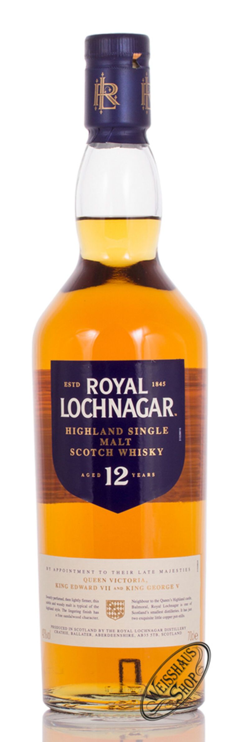 Royal Lochnagar 12 YO Single Malt Whisky 40% vol. 0,70l