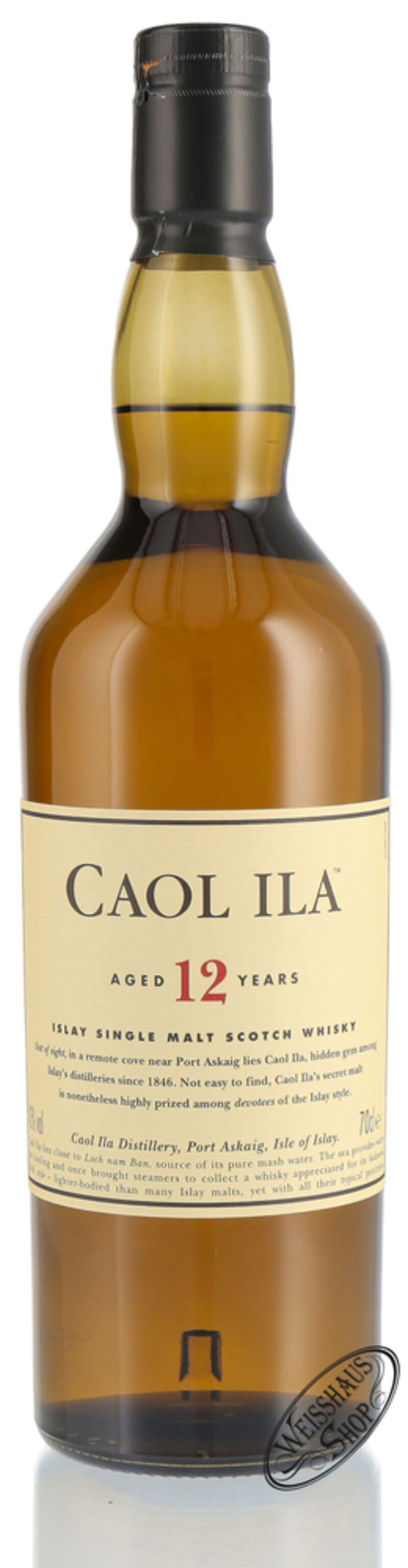 Caol Ila 12 Years Old Single Malt Whisky 43% vol. 0,70l B-Ware