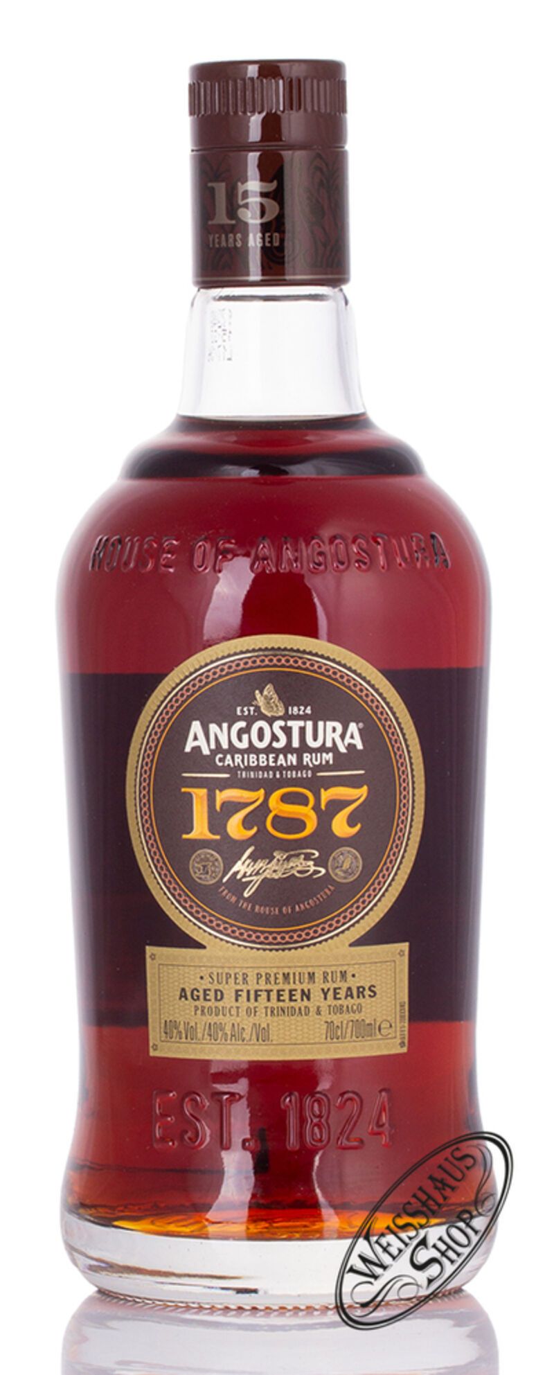 Angostura 1787 Caribbean Rum 40% vol. 0,70l Angostura 1787 Caribbean Rum 40% vol. 0,70l