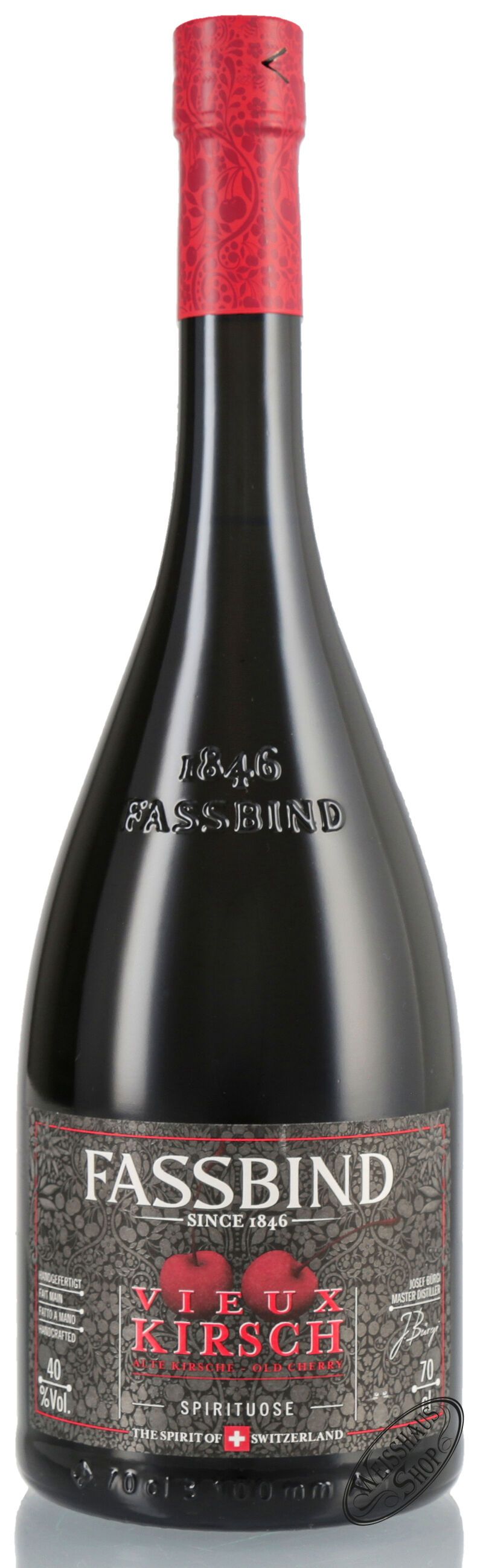 Fassbind Vieux Kirsch 40% vol. 0,70l Fassbind Vieux Kirsch 40% vol. 0,70l