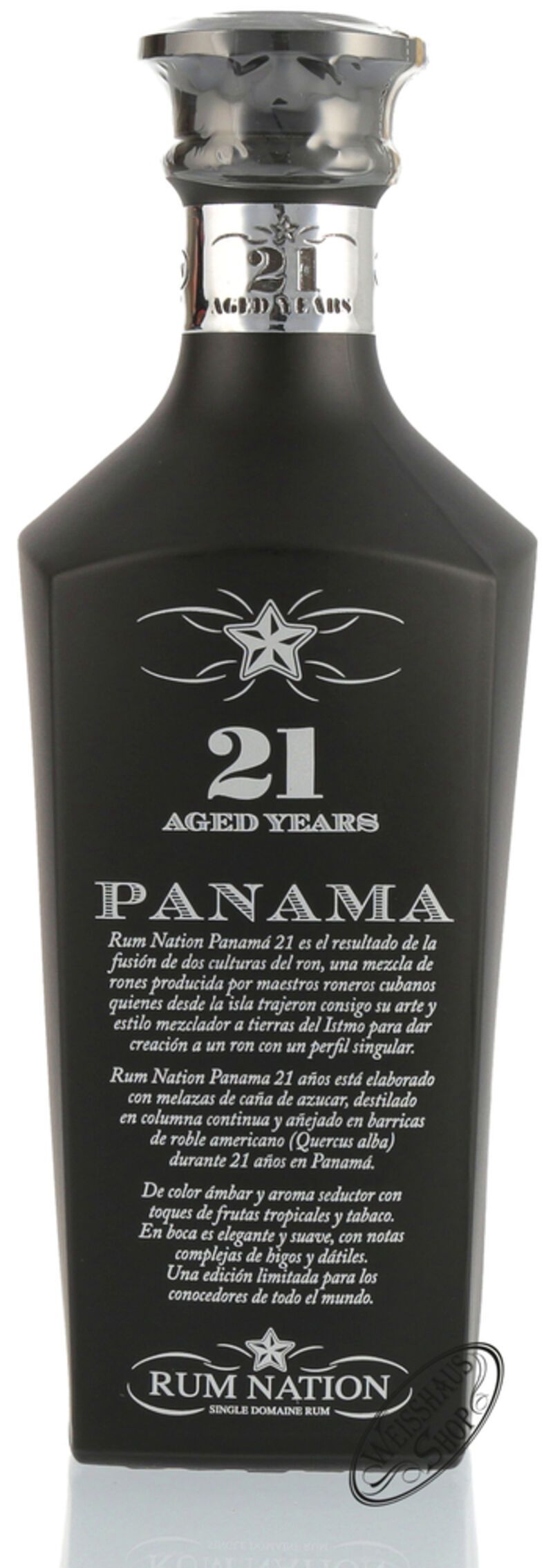 Rum Nation Panama 21 YO Black Edition Rum 43% vol. 0,70l Rum Nation Panama 21 YO Black Edition Rum 43% vol. 0,70l
