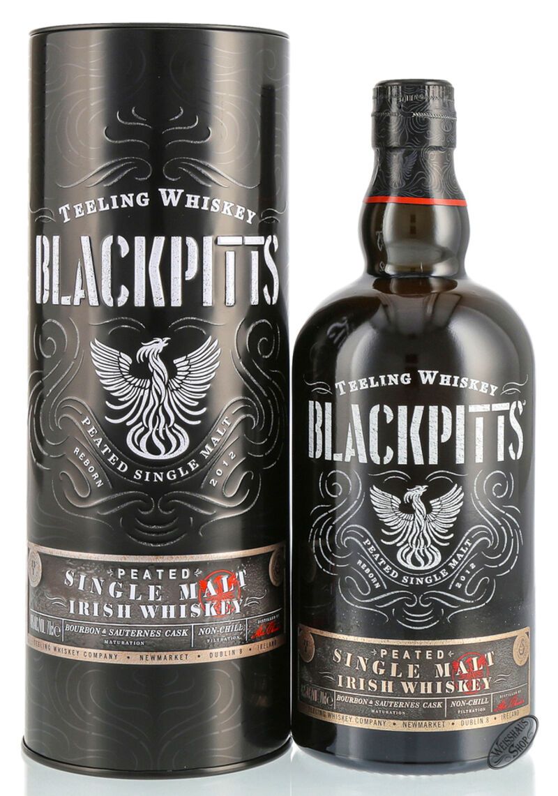 Teeling Blackpitts Peated Irish Whiskey 46% vol. 0,70l