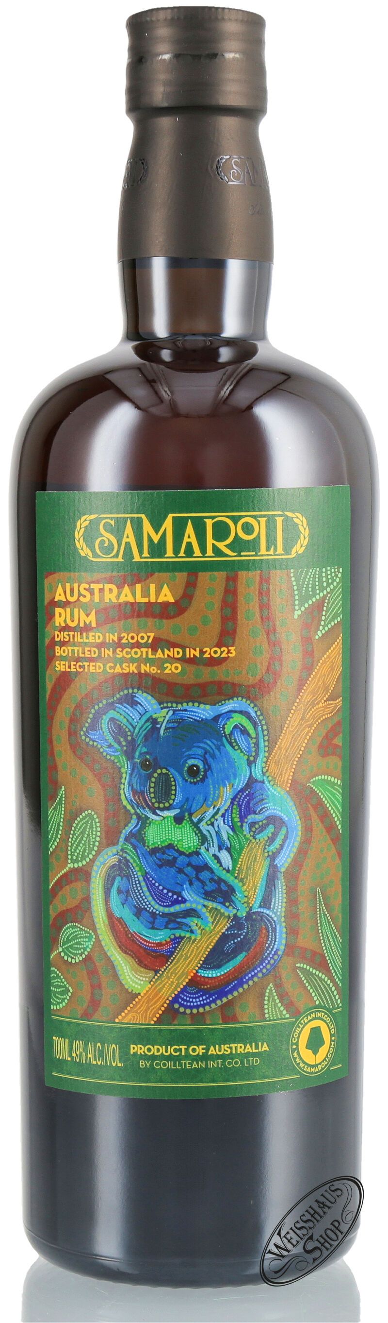Samaroli Australia Vintage 2007 Rum 49% vol. 0,70l Samaroli Australia Vintage 2007 Rum 49% vol. 0,70l