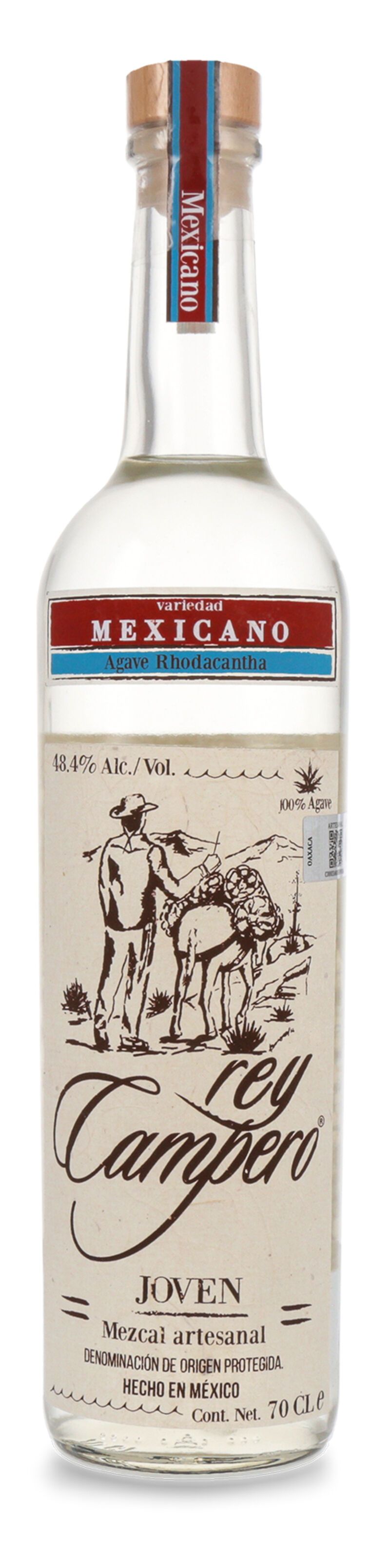 Rey Campero Mezcal Mexicano 48,4% vol. 0,70l Rey Campero Mezcal Mexicano 48,4% vol. 0,70l