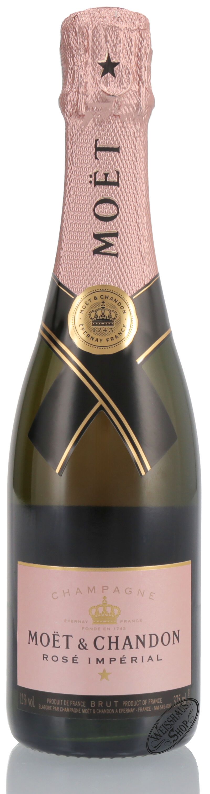Moet & Chandon Impérial Rosé Champagner 12% vol. 0,375l Moet & Chandon Impérial Rosé Champagner 12% vol. 0,375l