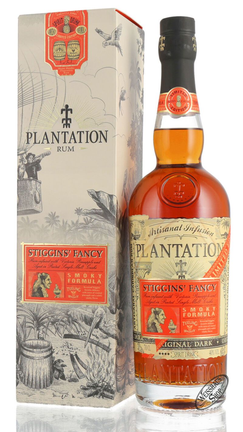 Plantation Pineapple Artisanal Infusion Smoky Formula 40% vol. 0,70l Plantation Pineapple Artisanal Infusion Smoky Formula 40% vol. 0,70l