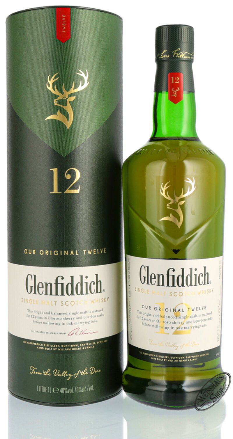 Glenfiddich 12 YO Whisky 40% vol. 0,70l Glenfiddich 12 YO Whisky 40% vol. 0,70l