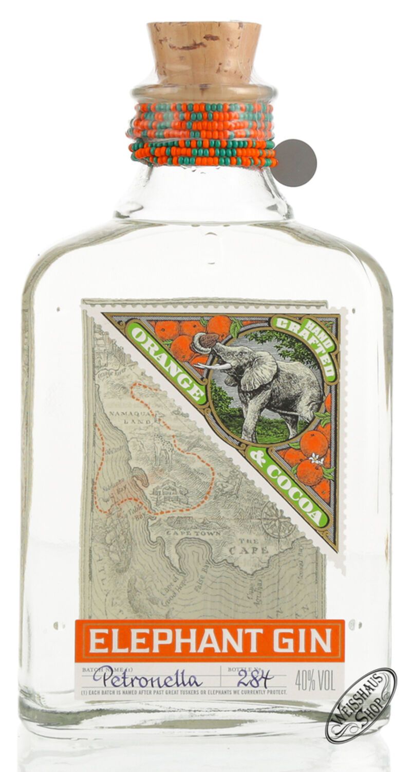 Elephant Orange & Cocoa Gin 40% vol. 0,50l