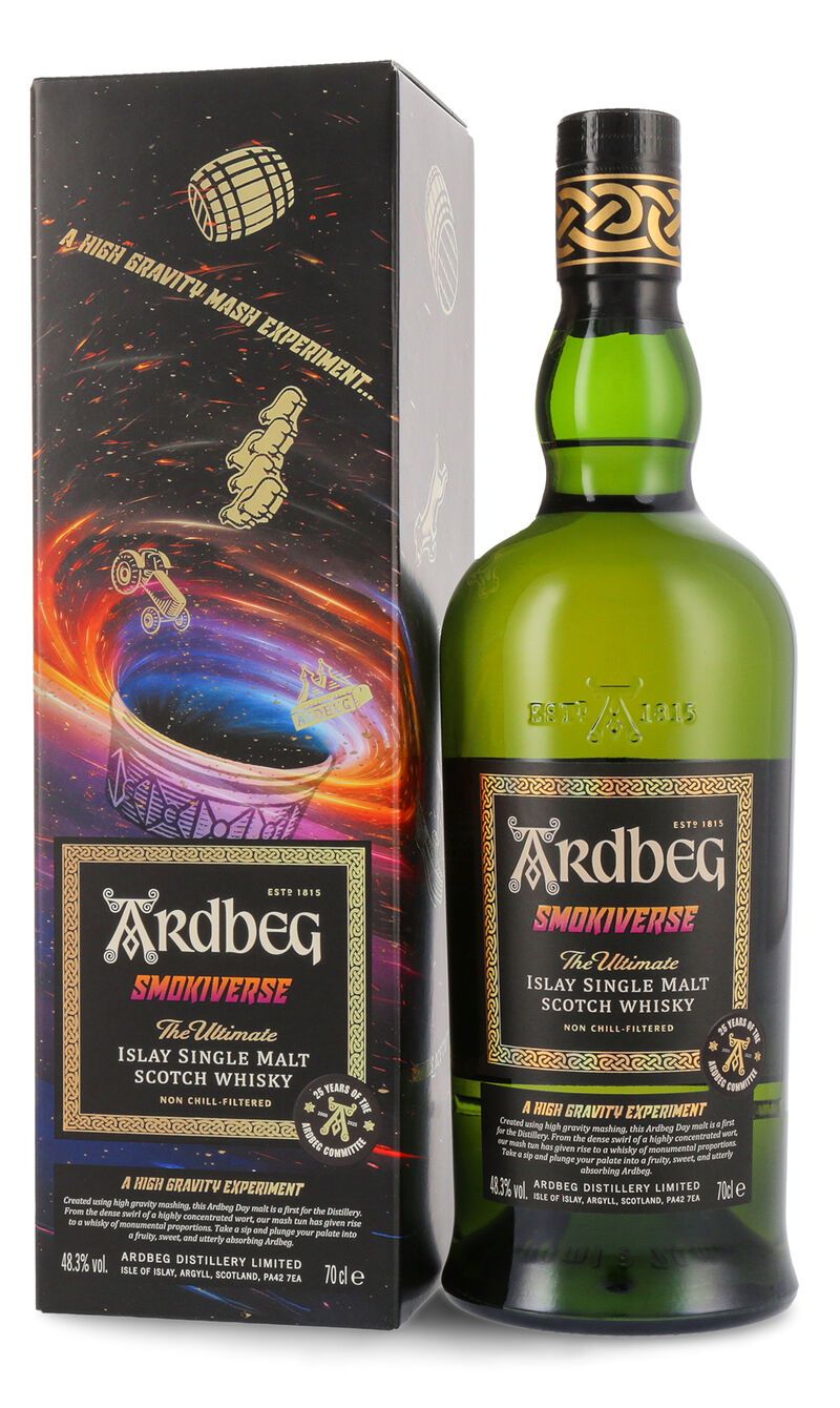 Ardbeg Smokiverse Committee Release Whisky Geschenk-Set 48,3% vol. 0,70l