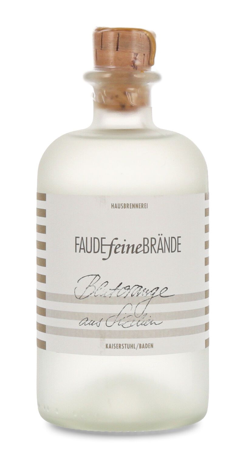 Faude feine Brände Blutorange aus Sizilien Geist 42% vol. 0,50l