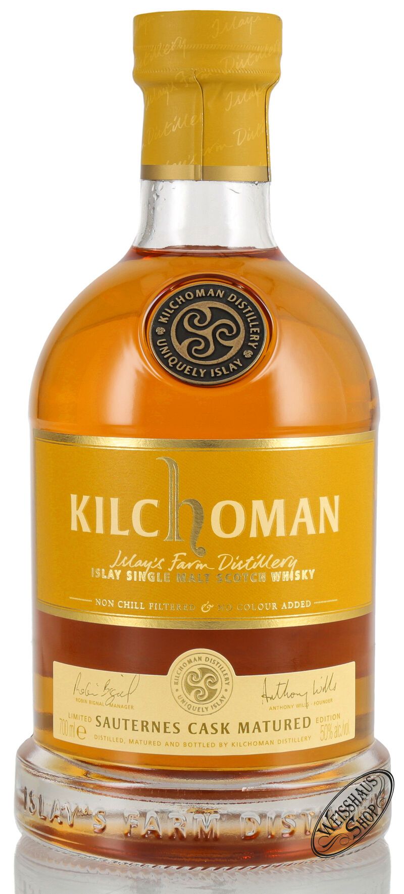 Kilchoman Sauternes Cask Matured Islay Whisky 50% vol. 0,70l
