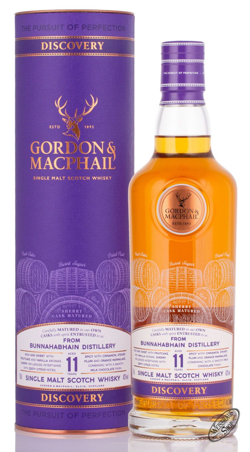 Bunnahabhain 11 YO G&M Discovery Whisky 43% vol. 0,70l Bunnahabhain 11 YO G&M Discovery Whisky 43% vol. 0,70l