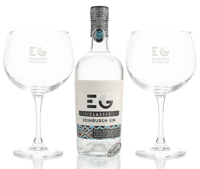 Edinburgh Classic Gin Geschenk-Set 43% vol. 0,70l Edinburgh Classic Gin Geschenk-Set 43% vol. 0,70l