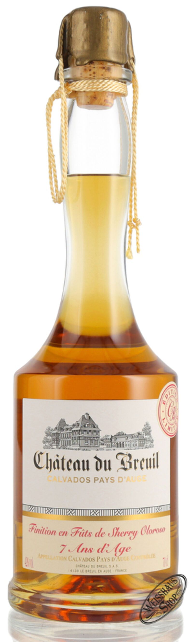 Château du Breuil 7 YO Oloroso Sherry Cask Finished Calvados 42% vol. 0,70l Château du Breuil 7 YO Oloroso Sherry Cask Finished Calvados 42% vol. 0,70l