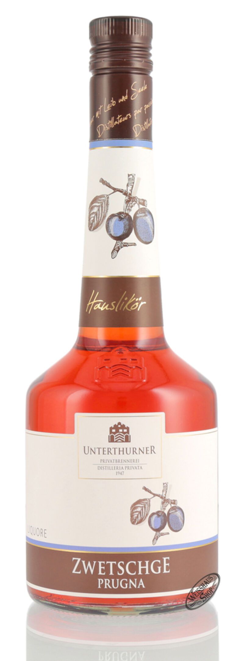 Unterthurner Zwetschge Likör 28% vol. 0,70l Unterthurner Zwetschge Likör 28% vol. 0,70l