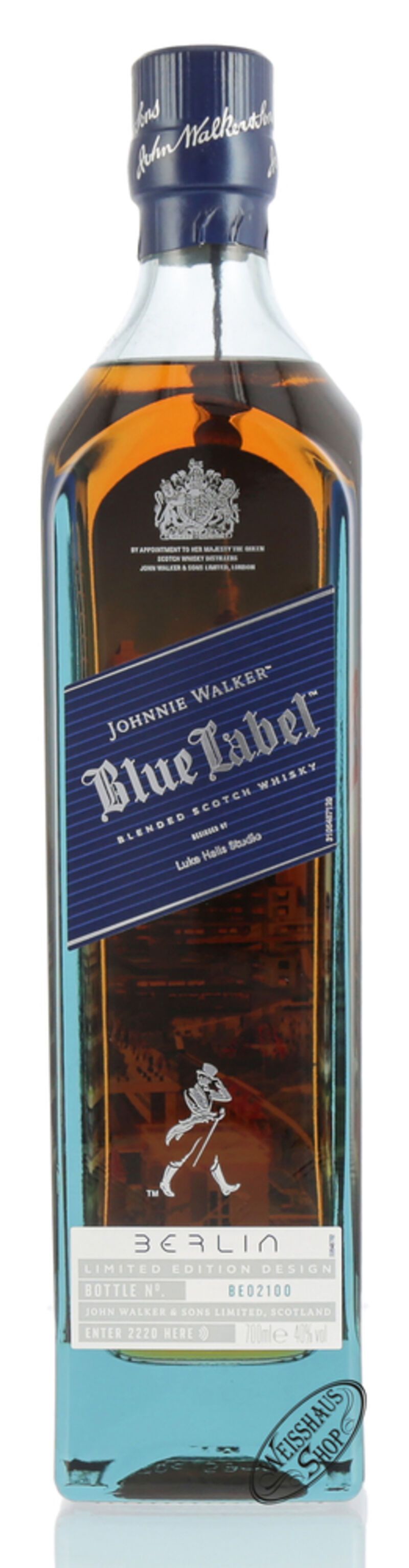 Johnnie Walker Blue Label City of the Future Berlin 2220 Edition Whisky 40% vol. 0,70l Johnnie Walker Blue Label City of the Future Berlin 2220 Edition Whisky 40% vol. 0,70l