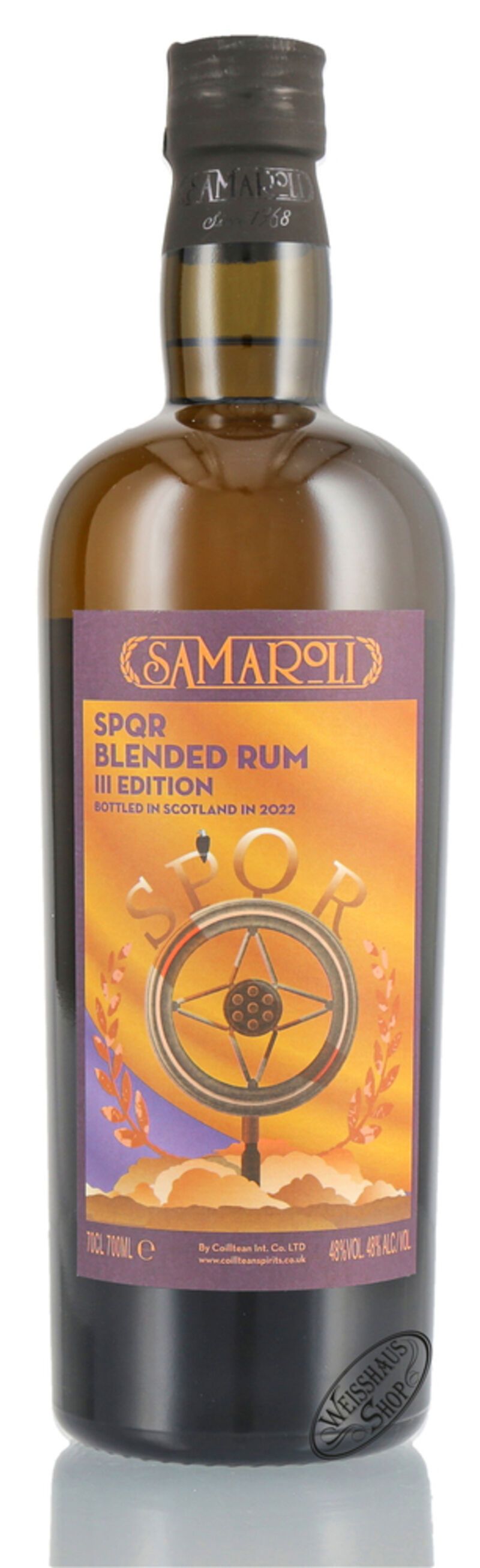 Samaroli S.P.Q.R. 2022 Edition Blended Rum 48% vol. 0,70l Samaroli S.P.Q.R. 2022 Edition Blended Rum 48% vol. 0,70l