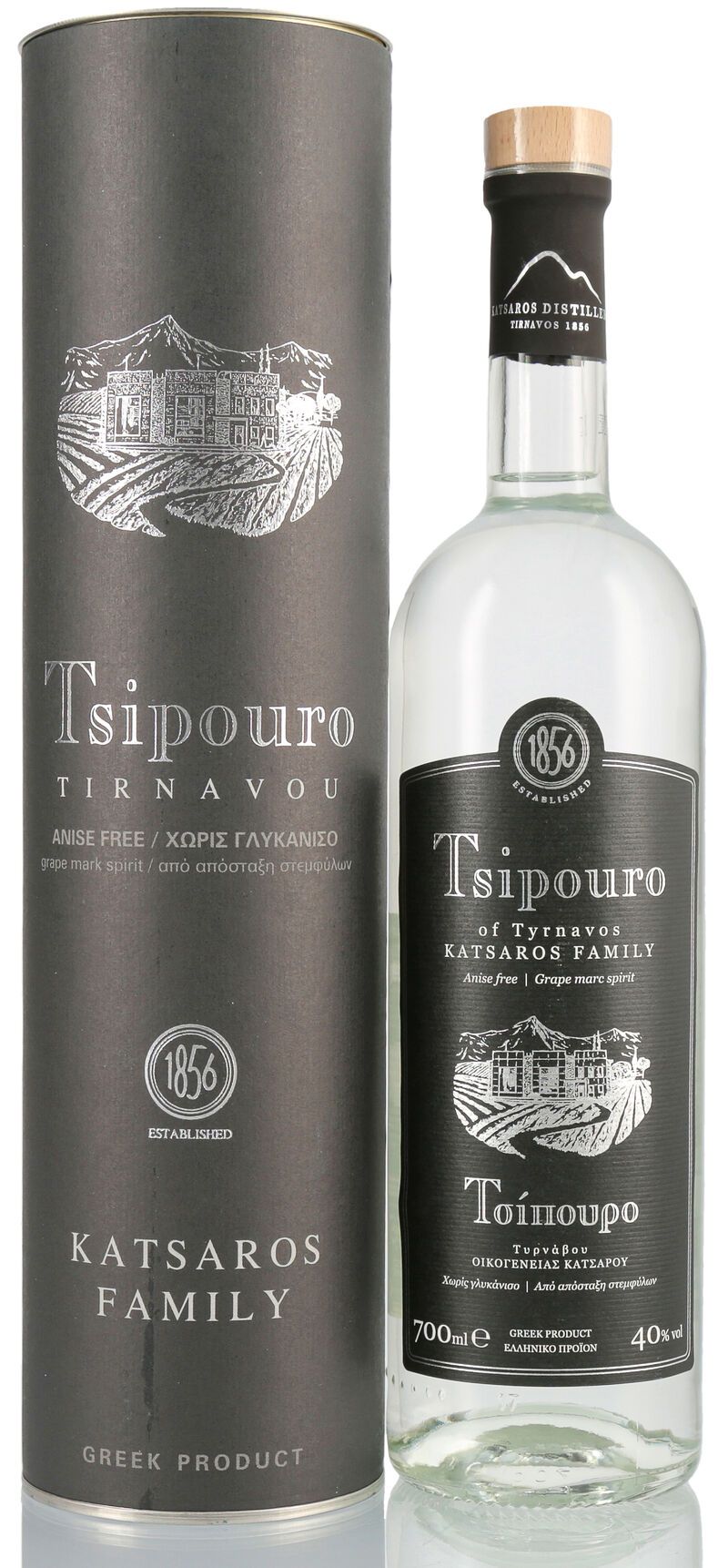Tsipouro Katsaros Family 40% vol. 0,70l Tsipouro Katsaros Family 40% vol. 0,70l