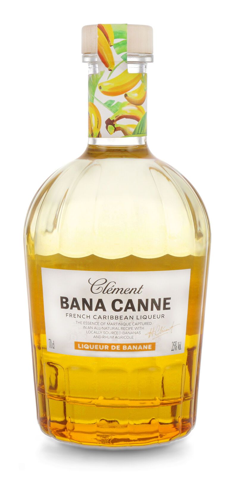 Clement Bana Canne Banana Liqueur 25% vol. 0,70l Clement Bana Canne Banana Liqueur 25% vol. 0,70l