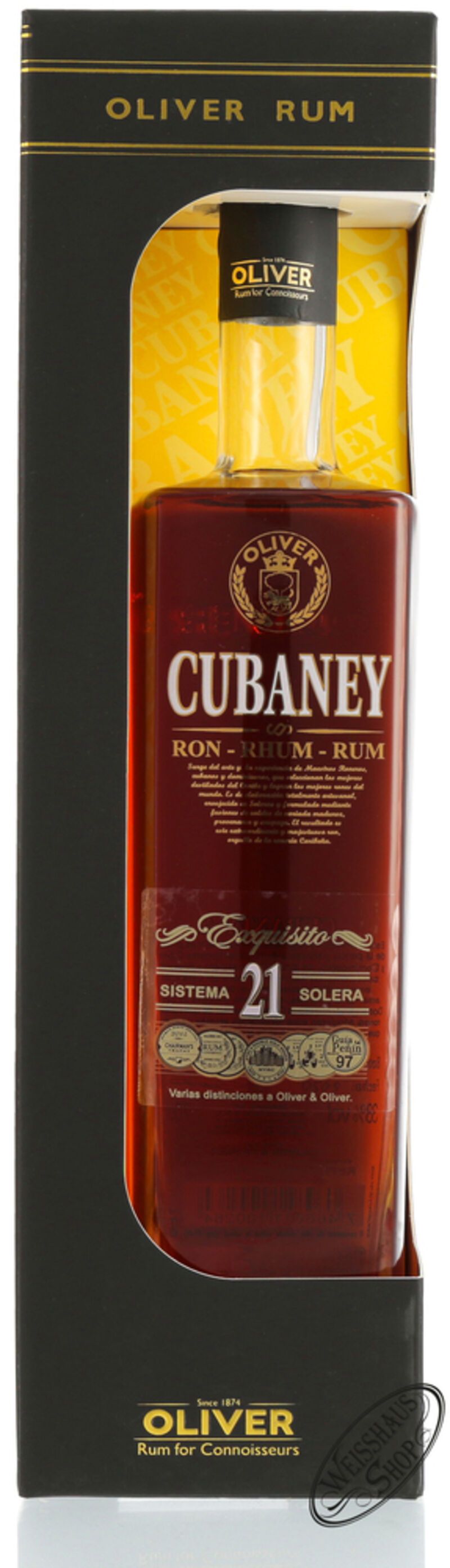 Cubaney Exquisito 21 YO Rum 38% vol. 0,70l Cubaney Exquisito 21 YO Rum 38% vol. 0,70l