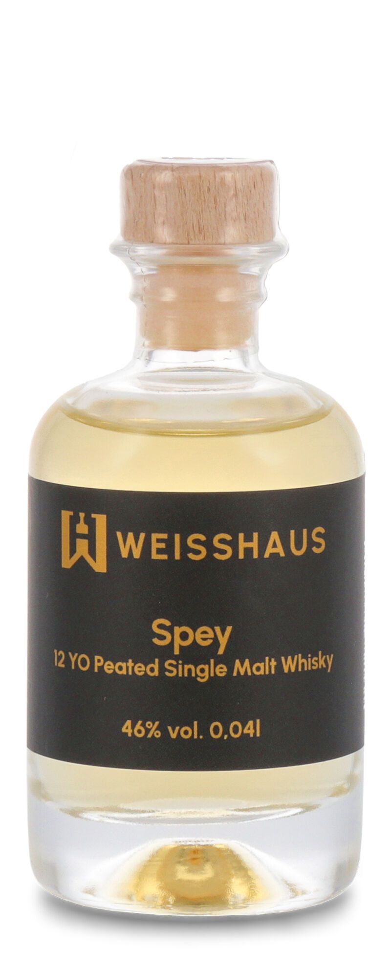 Spey 12 YO Peated Single Malt Whisky 46% vol. 0,04l Weisshaus Sample