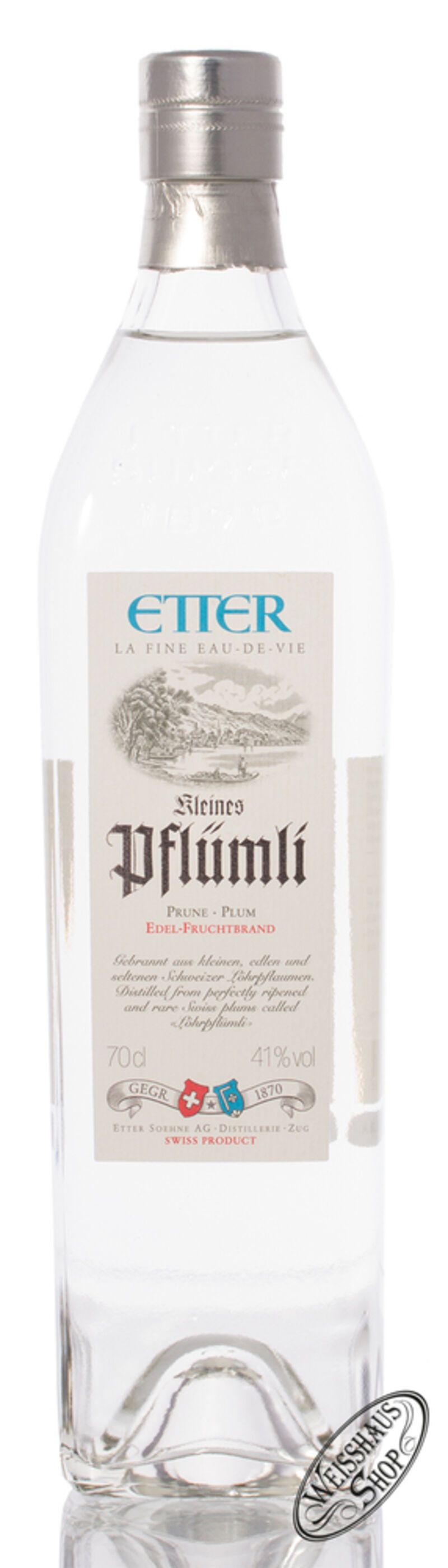 Etter Kleines Pflümli Fruchtbrand 41% vol. 0,70l Etter Kleines Pflümli Fruchtbrand 41% vol. 0,70l