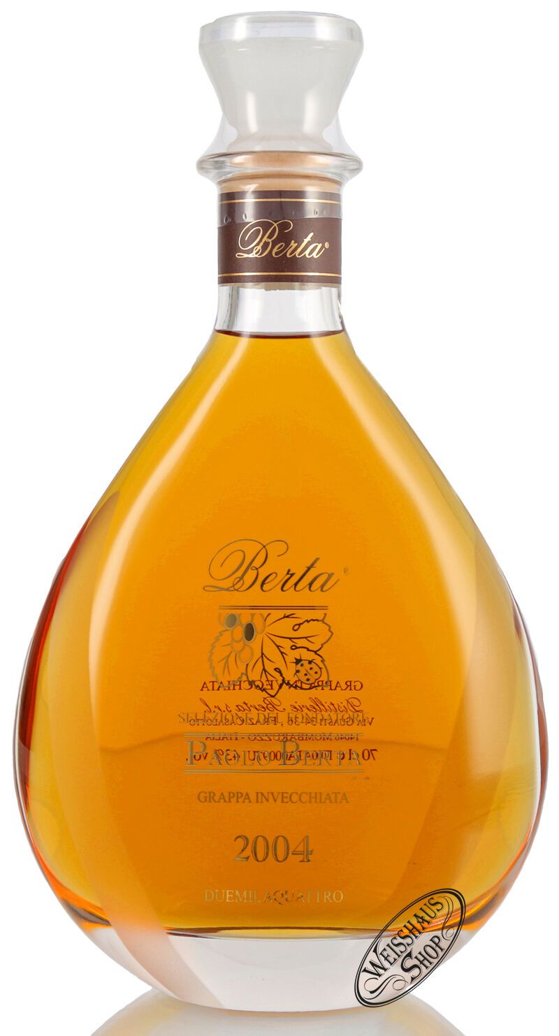Berta Grappa Paolo Berta Selezione del Fondatore 43% vol. 0,70l Berta Grappa Paolo Berta Selezione del Fondatore 43% vol. 0,70l