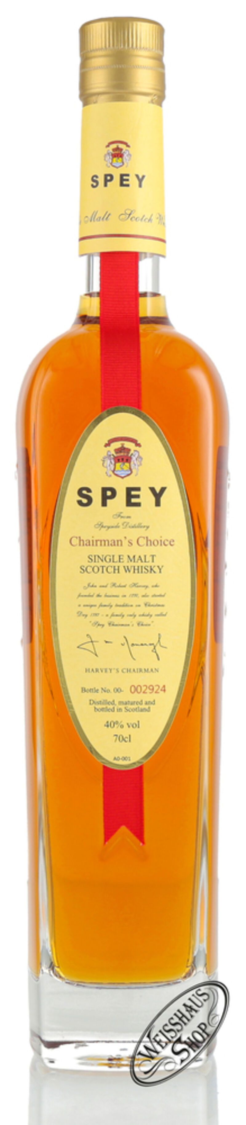 Spey Chairman's Choice Whisky 40% vol. 0,70l Spey Chairman's Choice Whisky 40% vol. 0,70l
